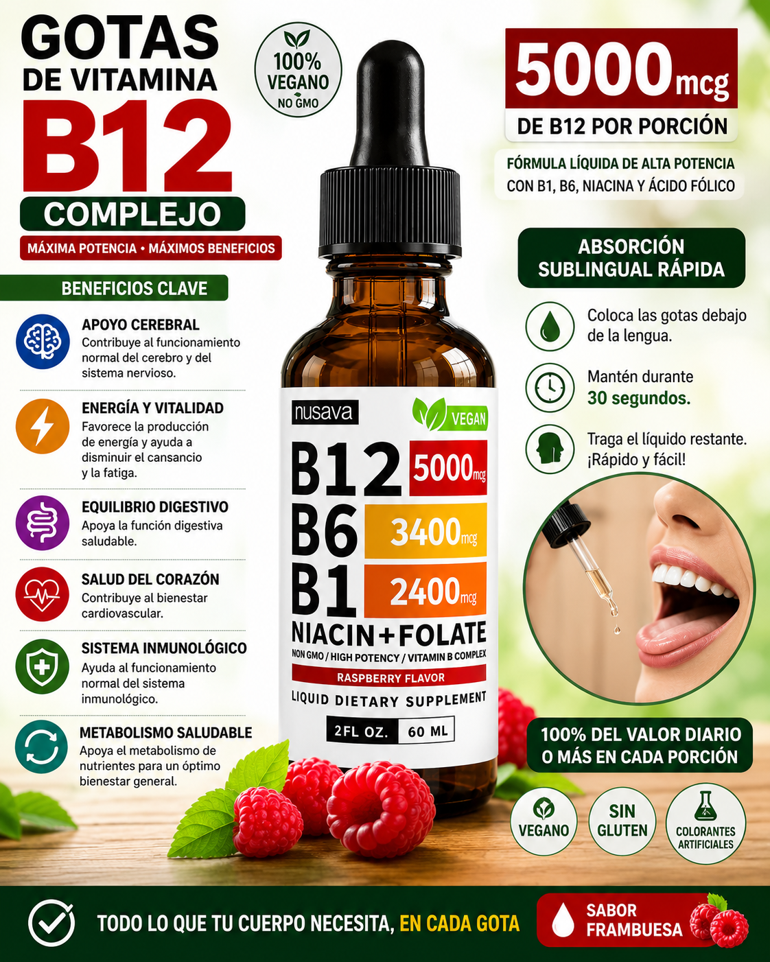 Combo 2 Complejo Vit B12