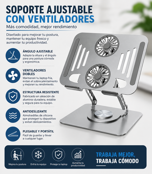 SOPORTE DE LAPTOP 360°