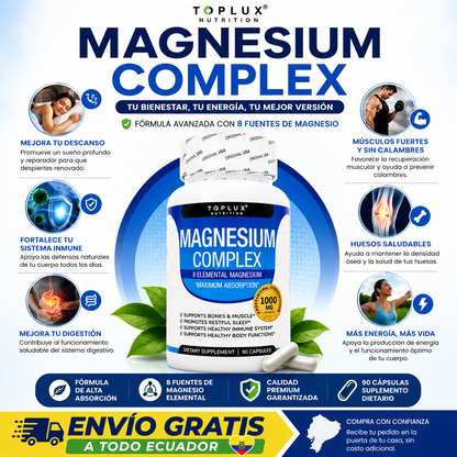 MAGNESIUM COMPLEX TOPLUX 90 CAPS